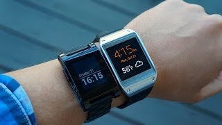Galaxy Gear vs Pebble | Pocketnow
