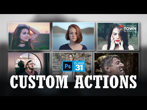 Create Customized Action | Class 31 | Photoshop Training in Urdu Hindi