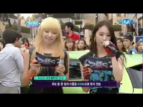 120628 M20C - Victoria & Krystal MC-ing at Mnet 20's Choice Awards