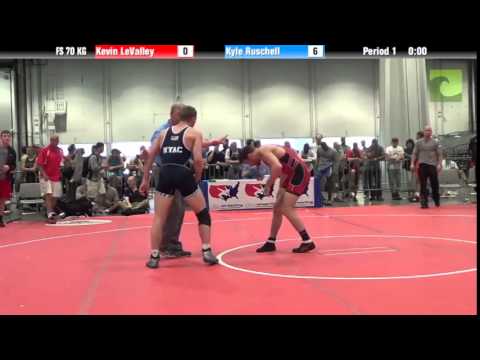 Mens FS FS 70 KG - Kevin LeValley vs. Kyle Ruschell