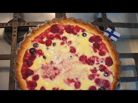 How to make a Finnish Berry Pie - Marjapiirakka recipe