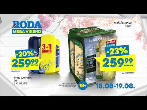 Roda Mega vikend 18 - 19.08.2018.