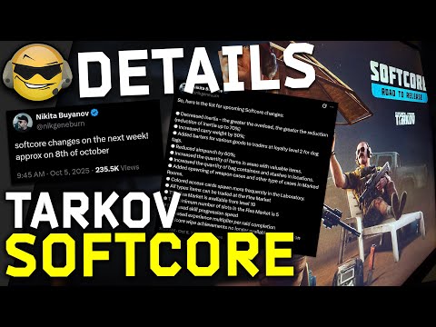 INSANE CHANGES!!! Tarkov Softcore Wipe // Escape from Tarkov News