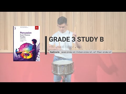 ABRSM Percussion 2020 - G3 Snare Drum Study B