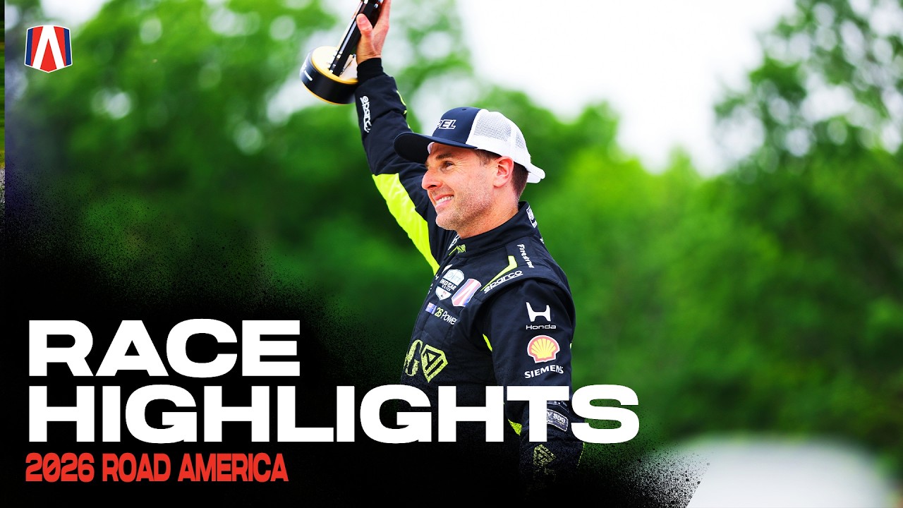 Click to watch the video “Race Highlights | 2026 INDYCAR Road America | Broadcast Recap”