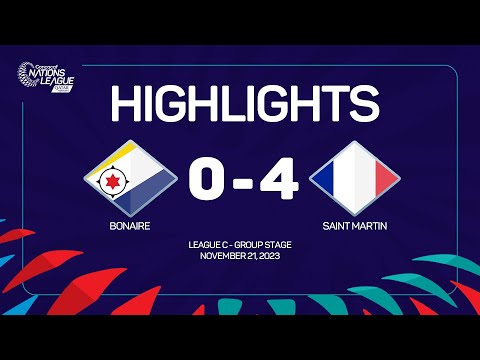 Bonaire 0-4 Saint Martin