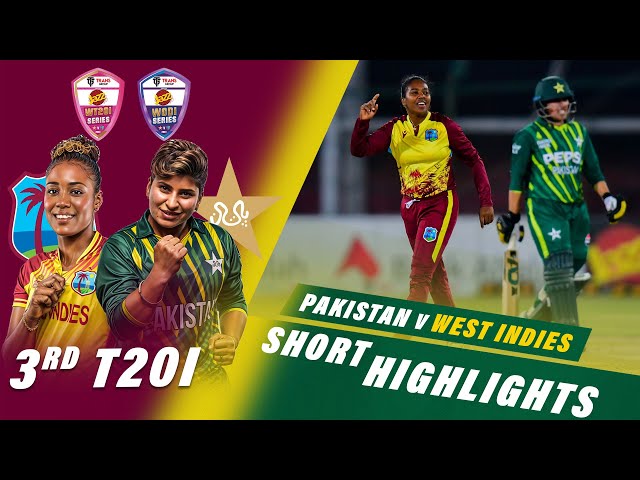 Short Highlights | Pakistan Women vs West Indies Women | 3rd T20I 2024 | PCB | M2F2U