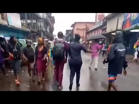 The street of abacha is still clear. The people are yet to start or continue their normal business