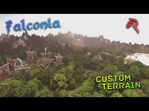 Realistic Minecraft Terrain!Lands Of Falconia Custom Terrain Trailler-Minecraft Bedrock! +Downlod