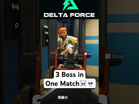 3 Boss in one match #deltaforcegame #deltaforce #gaming