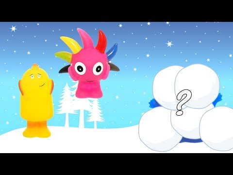 Babblarna | TITTUT | Babblarna leker och gömmer sig under snön