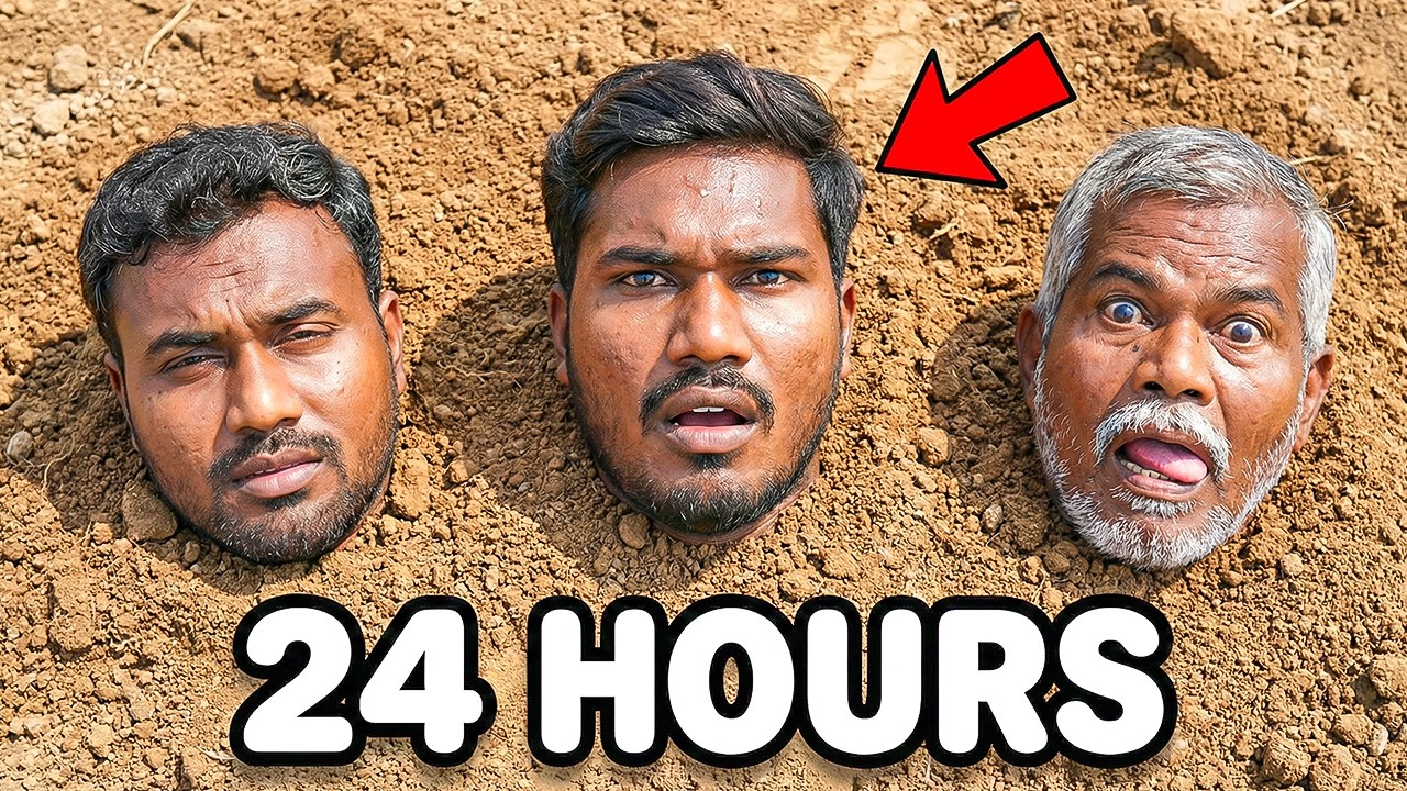 Buried Alive 24 Hours Underground Challenge | Will We Survive? | Mad Brothers
