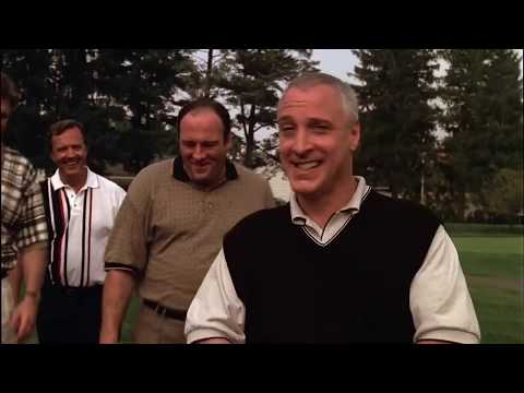 Maffiózók - Tony golfozik a szomszédjával és annak barátaival