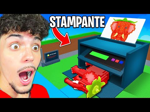 HO SBLOCCATO UNA VERA STAMPANTE di BRAINROT FUNZIONANTE su STELA A BRAINROT! (Disegni in realtà!)