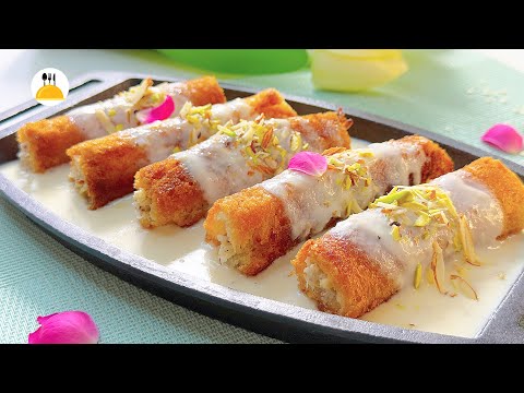 Shahi Roll Recipe By Food & Art | Eid Special Dessert Recipes | Shahi Tukray / Shahi Tukda Recipe