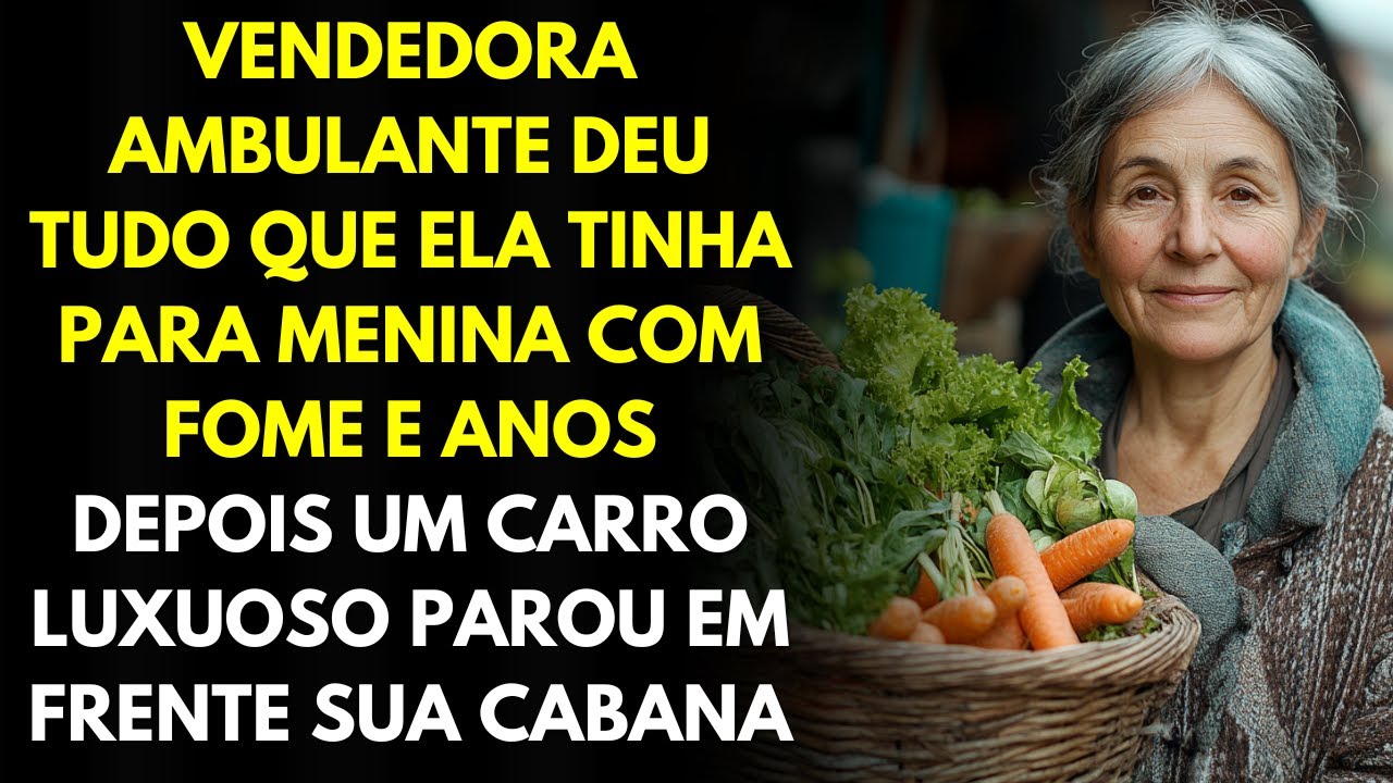 Vendedora Ambulante Deu Tudo Que Tinha Para Menina Com Fome e Anos Depois Um Carro Parou Na Sua Casa