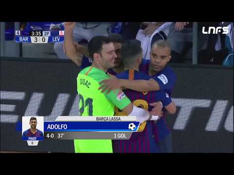 1/4 Final, Jogo 3: Barcelona 5-1 Levante