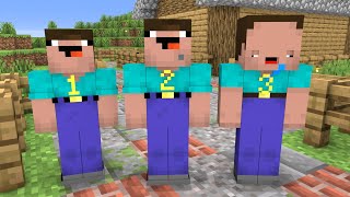 Monster School : 3 Noob Brothers Are Orphaned - Minecraft Animation