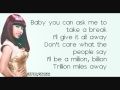 Nicki Minaj Make Me Proud Verse Lyrics Video