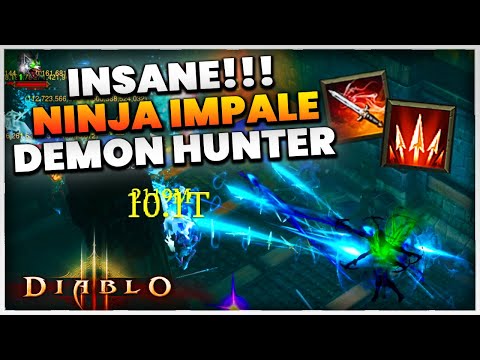Diablo 3 Season 27 PTR Demon Hunter IMPALE STRAFE BUILD!!! (INSANE)