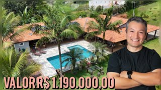 chácara com 2500 m² a venda em Bragança Paulista, lazer completo, venda semi mobiliada, #chácara