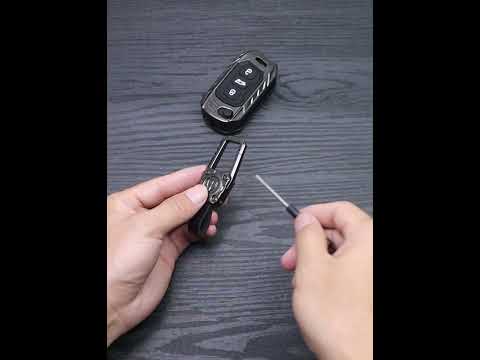Carloginn Premium Metal Black Transformer Series Soft Silicon Key Cover for Mahindra 3 Button Flipkey