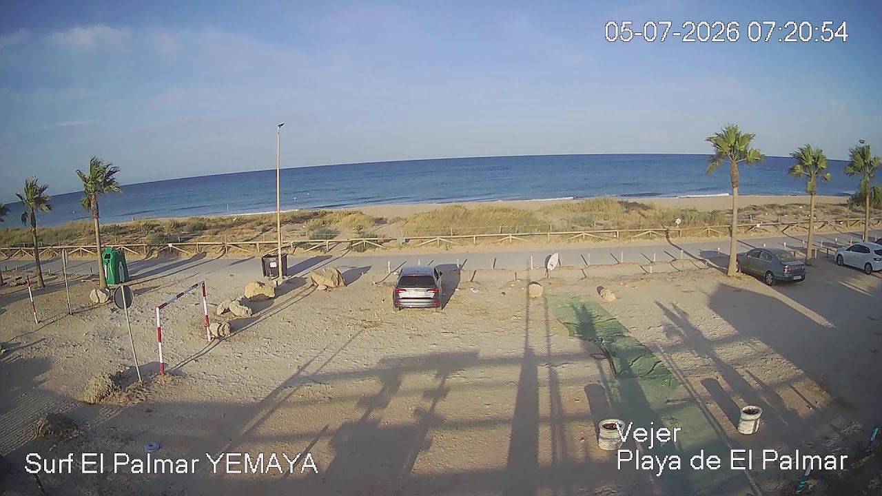 Live webcam view of El Palmar Beach Surf Spot