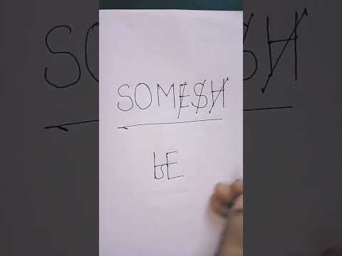 SOMESH name as brand logo😱 #shorts #logo #graphicdesign