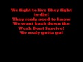 Escape The Fate The Guillotine With Lyrics