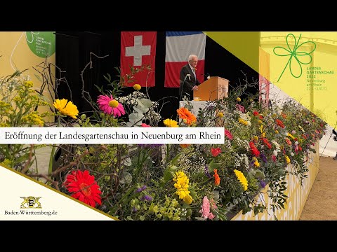 Landesgartenschau in Neuenburg am Rhein eröffnet