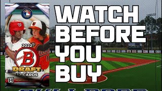 WATCH BEFORE YOU BUY 2022 BOWMAN DRAFT
