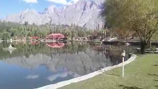 preview picture of video 'Shangrila Resort Gilgit Baltistan || Today visit oct 2/2018 || Lake kachoura Sakrdu Beautiful view'