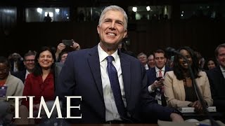 President Trump Attends The Swearing-In Ceremony Of The Honorable Neil Gorsuch | TIME