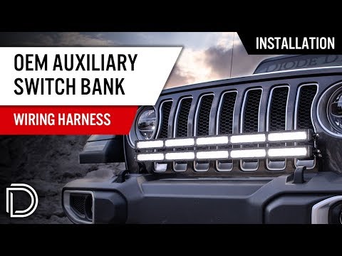 How to install oem auxiliary switch bank harness