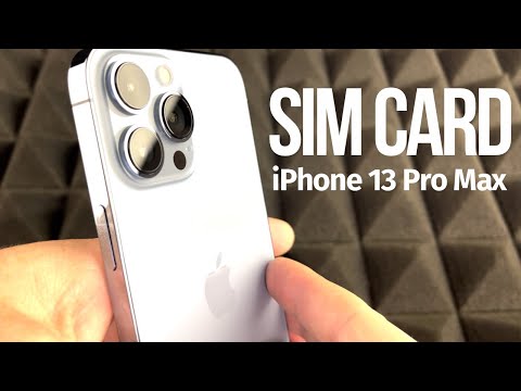 How to remove / insert a sim card from an iPhone 13 Pro Max 512gb