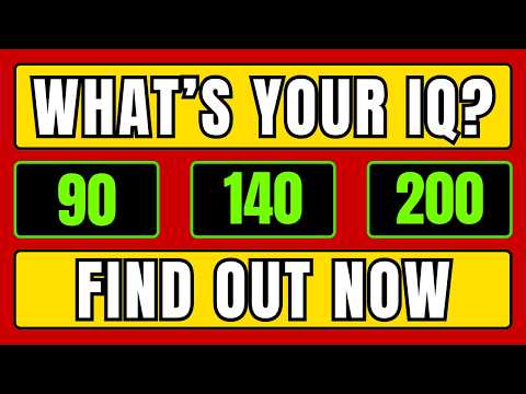 IQ Test: Take it now and find out yours!