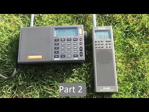 XHDATA D-808 vs Tecsun PL-365 part 2 - receiving Voice Of Hope from Zambia in 2019