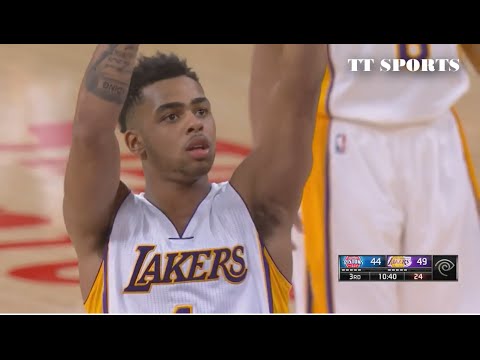 D'Angelo Russell Highlights (Full action) vs Pistons (15.11.15) 9pts, 5reb