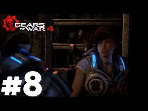 GEARS OF WAR 4 - Part 8 PC Gameplay Walkthrough - Elevator To Hell