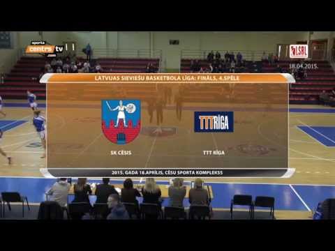 SK Cesis 56 - 60 TTT Riga (Latvian championship 2014/2015 season)