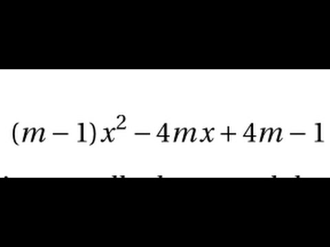 Première spécialité - Le second degré - Equation avec paramètre m -exercice 1🐣🐥