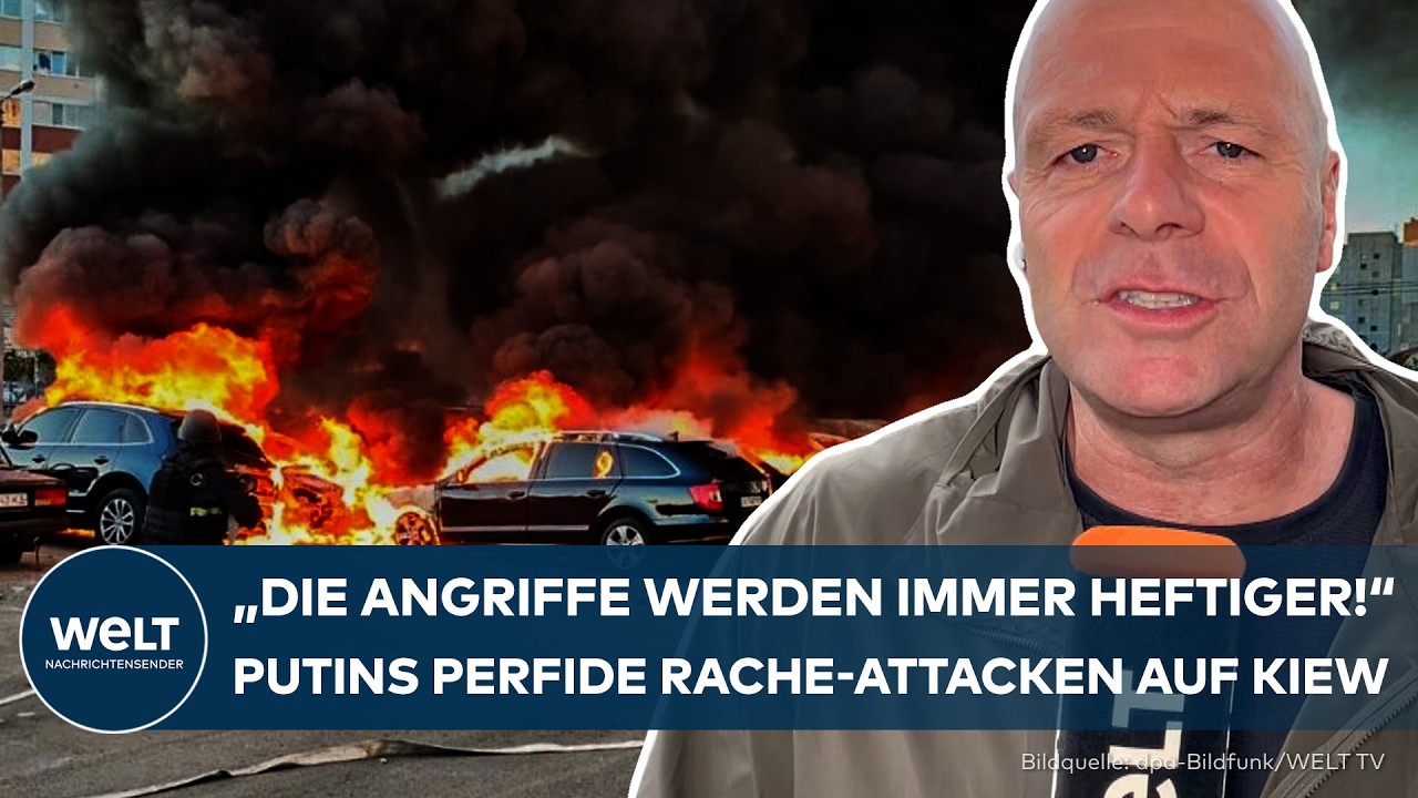 PUTINS KRIEG: Eskalation in der Ukraine! Massive Attacken auf Kiew und die Angst vor dem Winter