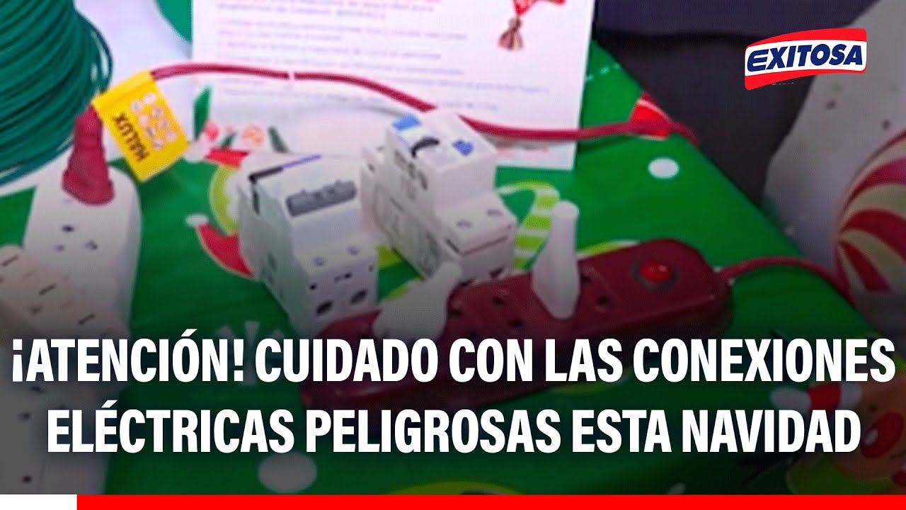🔴🔵 ¡Atención! Cuidado con las conexiones eléctricas peligrosas esta Navidad