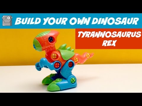 TYRANNOSAURUS REX BUILD YOUR OWN DINOSAUR Video