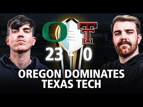 Oregon DESTROYS Texas Tech | College Football Playoff Round 2 INSTANT REACTION