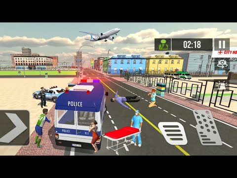 Police Ambulance Van Driving - 911 Emergency Rescue Game E3 - Android Gameplay