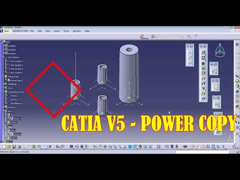 How to Use Power Copy in CATIA