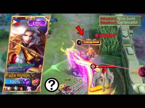 GLOBAL LANCELOT NEW ONE HIT BUILD IN 2022!! 🔥 ( please try! )