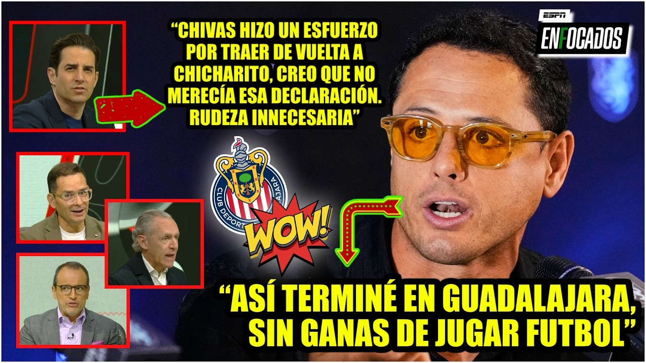 CHIVAS NO MERECE el dardo que lanzó CHICHARITO. Debió ser AGRADECIDO con el GUADALAJARA | Enfocados