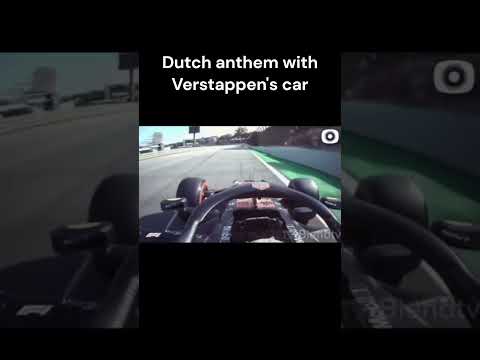 Dutch anthem with Verstappen's car!  #f1 #f1car #automobile  #memes #funny #funnyvideo #racing